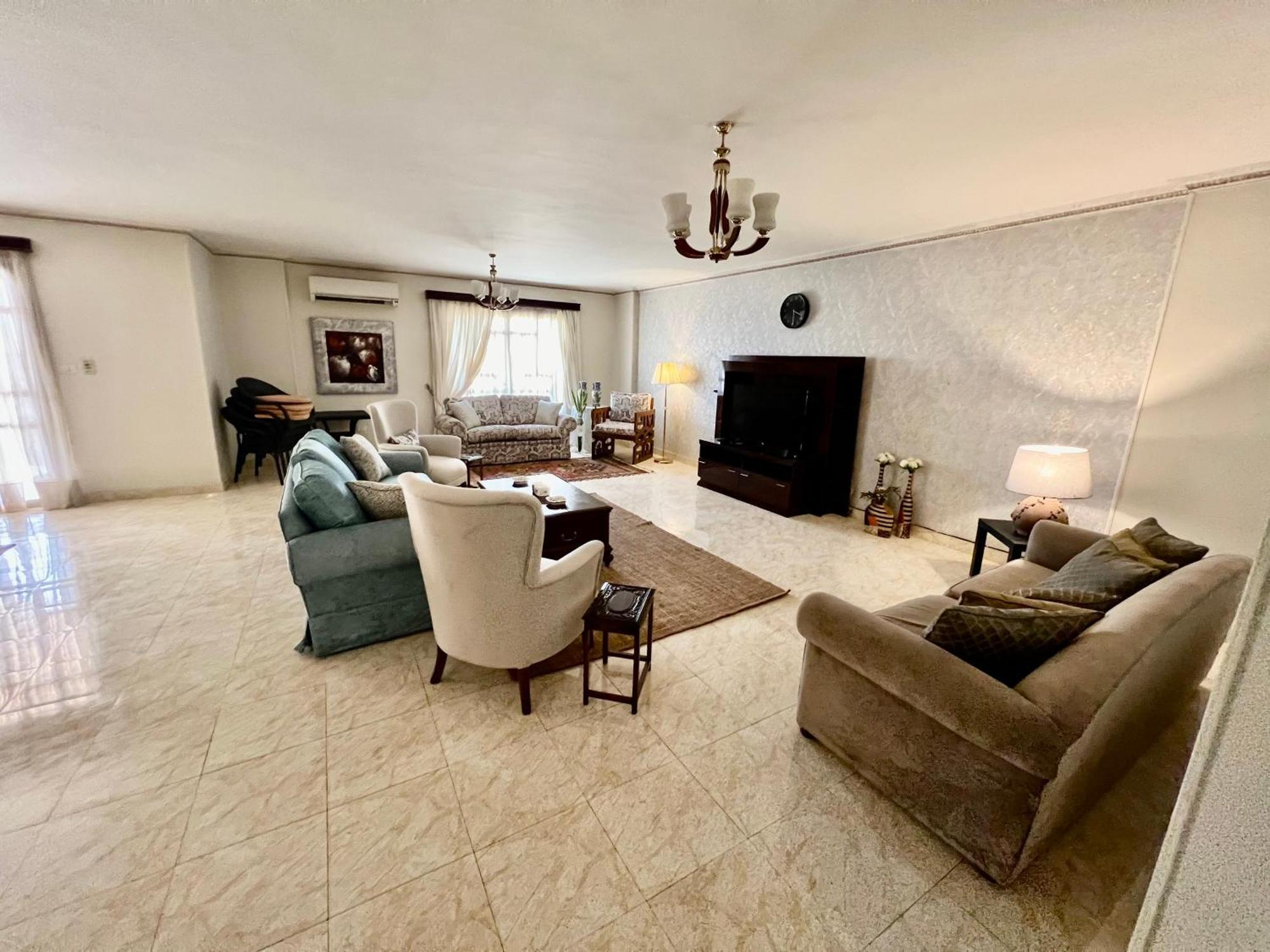Luxurious 3 Bedroom Rustic Apartment Overlooking Huge Garden - For Families And Couples Kairo Eksteriør bilde